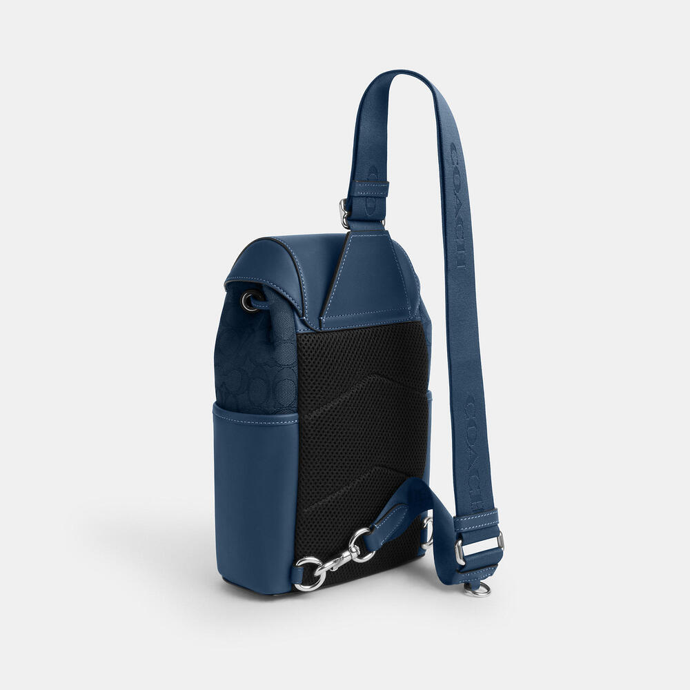 Coach Racer Pack In Signature Jacquard - Picture 5 of 7